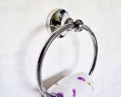 Chromed Towel Ring Holder - BA-A2086 CH