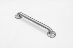 Knurled Stainless Steel Grab Bar ( Exposed Flange ) - BS-GB003A