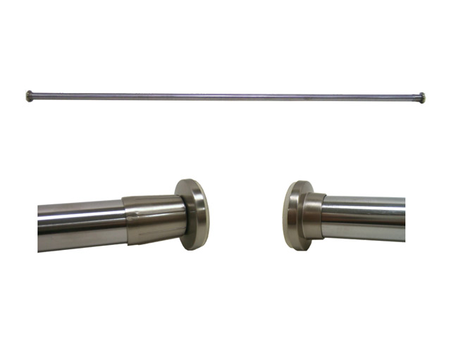 Chrome Shower Curtain Rod, BA-C001CR - Bath Accessories